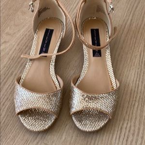 Gold sandals